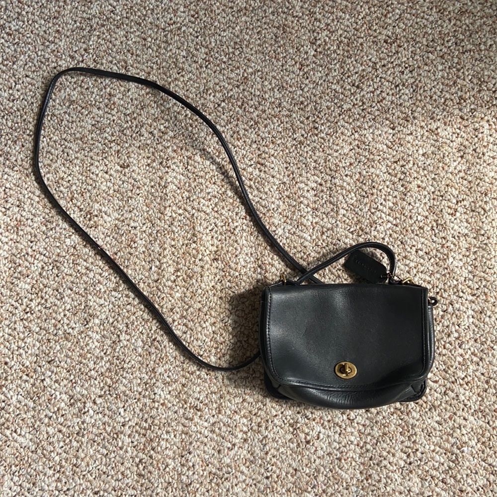 Vintage Mini Black Coach Purse